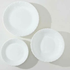 Изображение товара Столовый набор LUMINARC ФЭСТОН 18пр, стекло, для 6 персон, белый