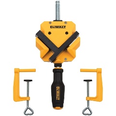 Изображение товара Набор струбцин DeWALT DWHT83853-0, угловая (глубина 30мм) и 2 струб. д/креп. к столу