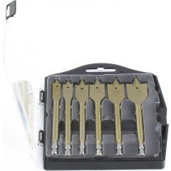 Изображение товара Набор сверл перовых по дереву MATRIX 70445, 10-12-16-18-20-25 мм, 6 шт, пластиковый кейс