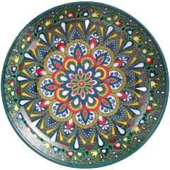 Изображение товара Набор тарелок Homium Kitchen Multi Восток 18 см, 4 шт., зеленый (set4vostok02)