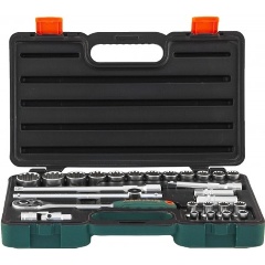 Изображение товара Набор торцевых головок Jonnesway S68H4127S Super Tech 1/2"DR, 27 предметов