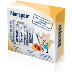 Изображение товара Набор зубных паст BIОREPAIR Для всей семьи Персик