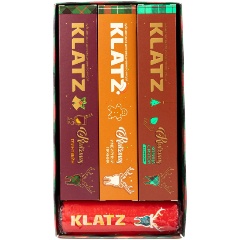 Изображение товара Набор зубных паст Klatz зубные пасты 3 шт+Рождественская свеча