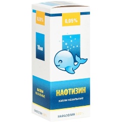 Изображение товара Лекарственное средство Нафтизин ЛЕККО капли наз. 0,05% 10мл №1