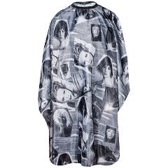 Изображение товара Накидка парикмахерская HARIZMA h10863-15 Фотографии, черная