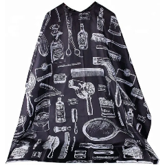 Изображение товара Накидка парикмахерская Harizma "инструменты барбера", 140х160 см