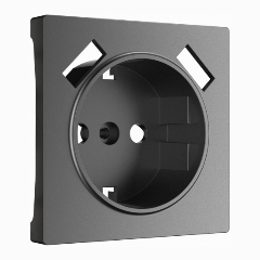 Изображение товара Накладка для розетки USB Werkel графит матовый W1179564