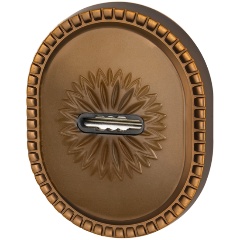 Изображение товара Накладка на сувальдный замок Armadillo ESC.S-auto.CL/OV (PS-DEC CL / ATC Protector 1) BB-17 коричневая бронза