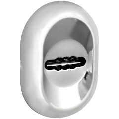 Изображение товара Накладка на сувальдный замок ESC.S-auto.ECO/CRE/OV.13 (ESC-13S eco) с авт.шторками СР хром FUARO