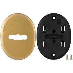 Изображение товара Накладка на сувальдный замок овальная со шторкой MOTTURA 95.324 (БРОНЗА), 1 шт