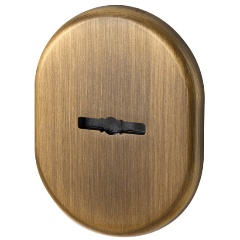 Изображение товара Накладка на сувальдный замок со шторкой ARMADILLO PS-DEC CT (ATC Protector 1) AB-77 Бронза