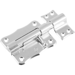 Изображение товара Накладная задвижка РемоКолор (фигурная, оцинкованая, 100 мм) 70-0-189