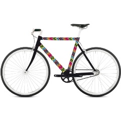 Изображение товара Наклейка Flow Remember на раму велосипеда, точки, мультиколор (RK13)