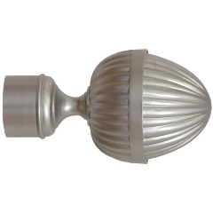 Изображение товара Наконечник для карнизов DDA Желудь диаметр 28 сатин 2 шт