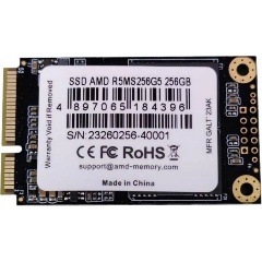 Изображение товара SSD диск AMD Radeon R5, 256 Гб, mSATA, SATA (R5MS256G5)