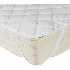 Изображение товара Наматрасник KUPU-KUPU Экофайбер микрофибра/спанбонд 160*200 с резинкой по углам,КНЭ-160(S)