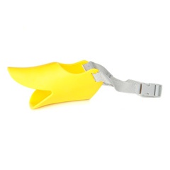 Изображение товара Намордник Zoowell силиконовый для собак желтый L, (sil_0016)