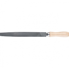 Изображение товара Напильник СИБРТЕХ 16223, 150 мм, плоский, деревянная ручка