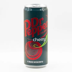 Изображение товара Напиток газированный Dr. Pepper Cherry 0,33л, алюминиевая банка