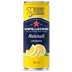 Изображение товара Газированный напиток S.Pellegrino с лимоном 0,33 л алюминиевая банка