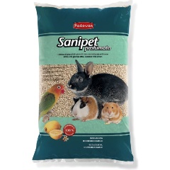 Изображение товара Наполнитель для грызунов Padovan SANIPET profumato кукурузные гранулы 4 л