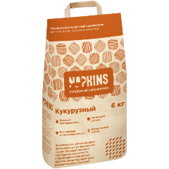 Изображение товара Наполнитель для кошачьих туалетов Napkins кукурузный, 8,5 л