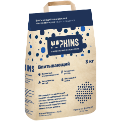 Изображение товара Наполнитель для кошачьих туалетов Napkins, впитывающий, крупная фракция, 6л