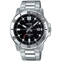 Изображение товара Часы CASIO MTP-VD01D-1E с водонепроницаемостью и металлическим браслетом