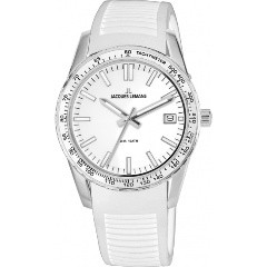 Изображение товара Jacques Lemans Sport 1-2060B мужские водонепроницаемые кварцевые часы белый ремешок