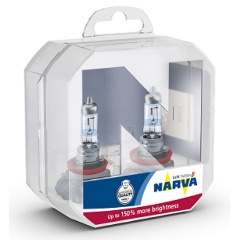 Изображение товара Лампа автомобильная NARVA Range Power +150% H1 55W P14,5s 12V, 2шт, 480682100