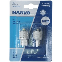 Изображение товара Автомобильная LED лампа NARVA Led White RPL2 W21W W3x16d 12V комплект