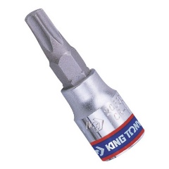 Изображение товара Насадка (бита) KING TONY торцевая 1/4", Torx, T30, L = 37 мм, с отверстием