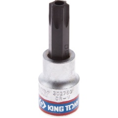 Изображение товара Насадка (бита) KING TONY торцевая 3/8", Torx, T50, L = 50 мм, с отверстием