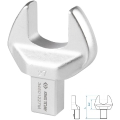 Изображение товара Насадка рожковая серии FIT KING TONY 27 мм, 14х18 мм