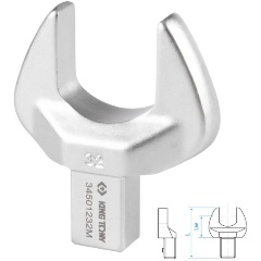 Изображение товара Насадка рожковая серии FIT KING TONY 32 мм, 14х18 мм