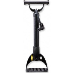 Изображение товара Насос GIYO GF-04 напольный 20", пластиковый корпус, реверсивная головка, патентованная система вращающегося шланга, с иглой для мячей и пластиковым кл