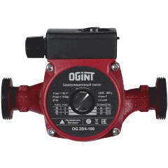 Изображение товара Циркуляционный насос Ogint OG 25/4-180 PN10 1х220В/50 Гц с мокрым ротором