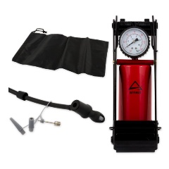 Изображение товара Ножной воздушный насос ARNEZI одноцилиндровый 360 см3, с манометром и шлангом