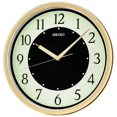 Изображение товара Настенные часы SEIKO QXA472G кварцевый бесшумный механизм круглый 31.1 см