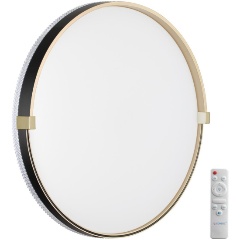 Изображение товара Настенно-потолочный светодиодный светильник Sonex Pale Olidi Black 7647/EL для ванной