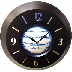 Изображение товара Настенные часы Castita CL-37-1,2-Cosmic с космическим дизайном из дерева