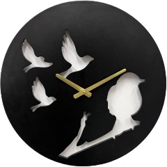 Изображение товара Настенные часы Castita CL-47-2-2-Style Black