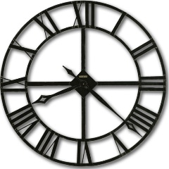 Изображение товара Настенные часы Howard Miller 625-372 Lacy из кованого железа с римскими цифрами