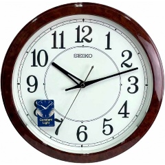 Изображение товара Настенные часы SEIKO CLOCK INC. QXA788BN с постоянной автоподсветкой