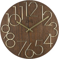 Изображение товара Настенные часы Tomas Stern 8036 кварцевые из МДФ и шпона доминант классика