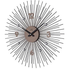 Изображение товара Настенные часы Tomas Stern 8049 с кварцевым механизмом, металлический корпус, стильное оформление