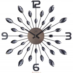 Изображение товара Настенные часы Tomas Stern 8058 серебристый кварцевый с арабскими цифрами