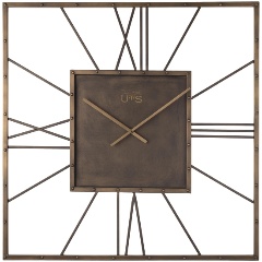 Изображение товара Настенные часы Tomas Stern 9085 с бронзовым циферблатом размер 81x81 см