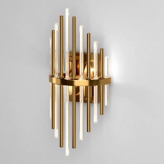 Изображение товара Настенный светодиодный светильник Bogates Eclipse Allure 356/2 латунь