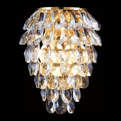 Изображение товара Настенный светильник Crystal Lux Charme AP3 Gold/Transparent
